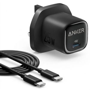شارژر دیواری 25 وات انکر مدل A2656 به همراه کابل USB-C به طول 1.5 متر